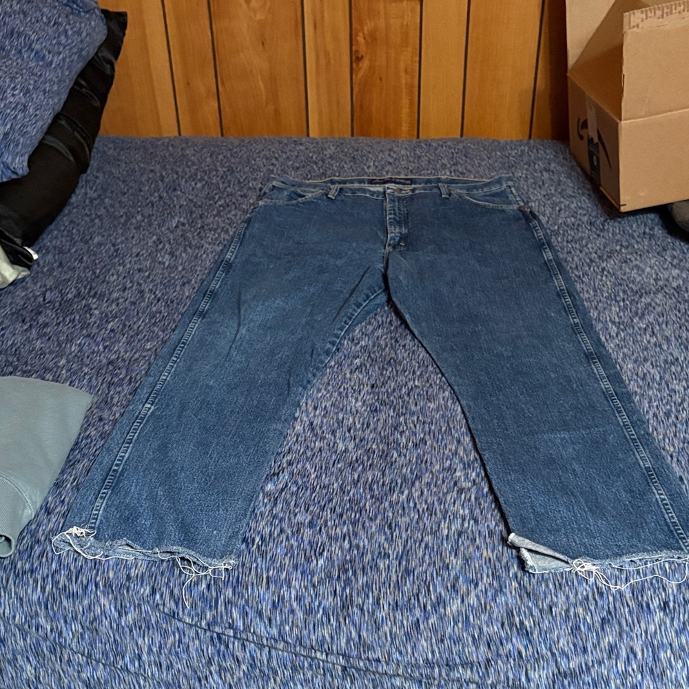 Wrangler George Strait Men's Classic Blue Straight Jeans